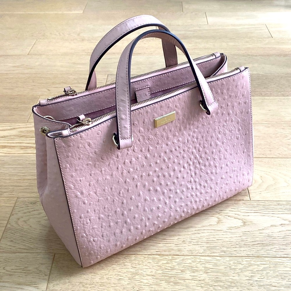Kate Spade | Pink Tote | Bristol Drive Ostrich Loden